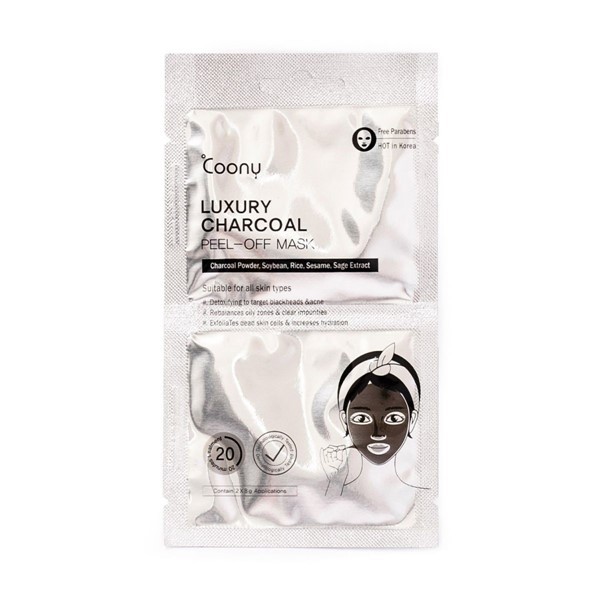 Coony Mascarilla Luxury Charcoal Peel Off (2 Unidades) #1