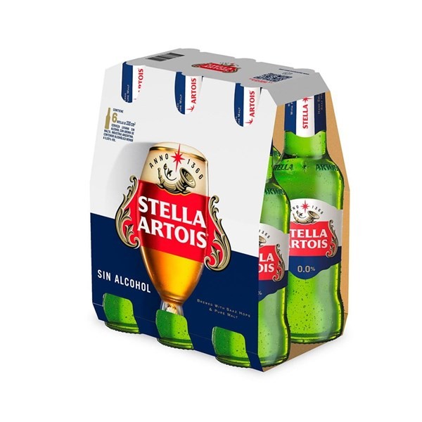 Cerveza Stella Artois 330 cc Sixpack #1