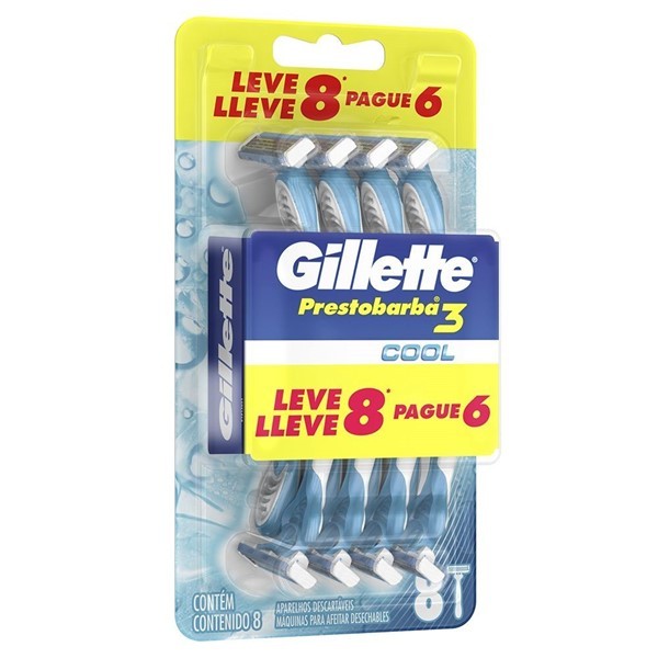 Gillette Maquina de Afeitar Cooling (8 Unidades) alt