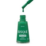 Risque Esmalte de Uñas Cremoso Hipoalergénico Color Verde Esmeralda #6