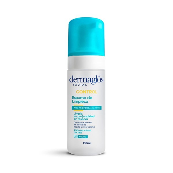 Control de Acne Espuma de Limpieza Dermaglos Capacidad 150 ml #1