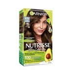 Garnier Kit Coloración Permanente Nutrisse Clásicos x 45 g 50 Castano Oscuro Profundo #1