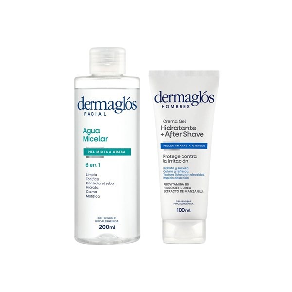 Dermaglós Rutina Hidratante Para Hombres Piel Mixta a Grasa #1