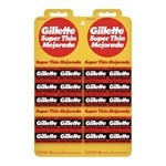 Gillette Super Thin Mejorada Roja 20 x 5 Hoja de Afeitar #1