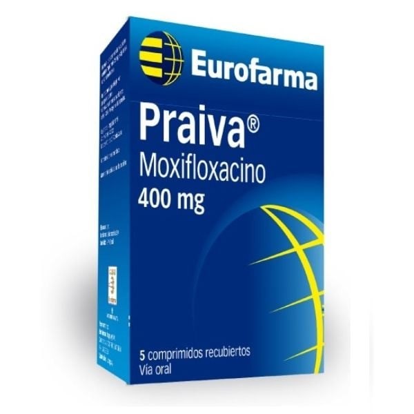 Praiva | 5 comprimidos recubiertos | Moxifloxacino  #1