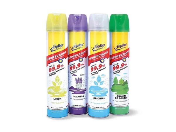 Desinfectante JUPITER 99.9% Aerosol | 360ml #1
