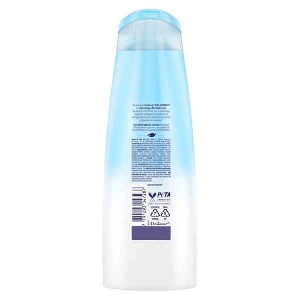 Shampoo Dove Hidratación Intensa x 400 ml alt