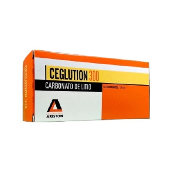 Gador Ceglution 300 Litio + Carbonato 300 Mg x 50 Comp #1