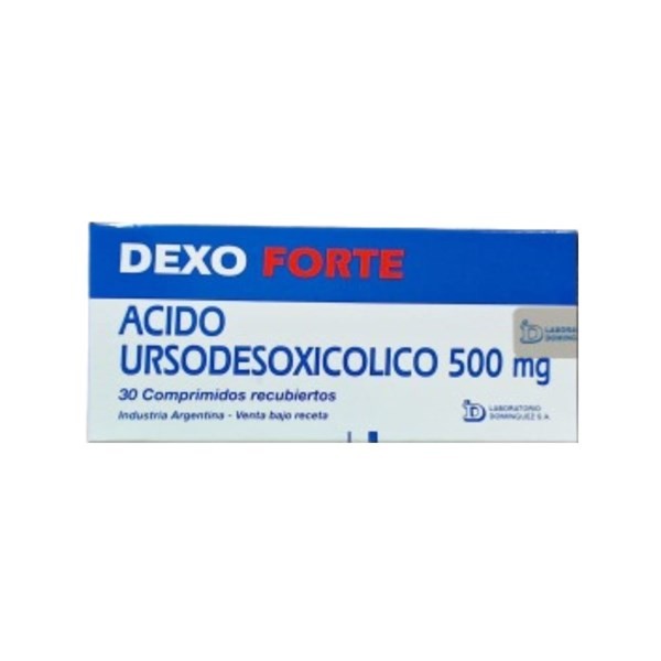 Dominguez Dexo Forte Ácido Ursodesoxicólico 500 Mg x 30 Comp #1
