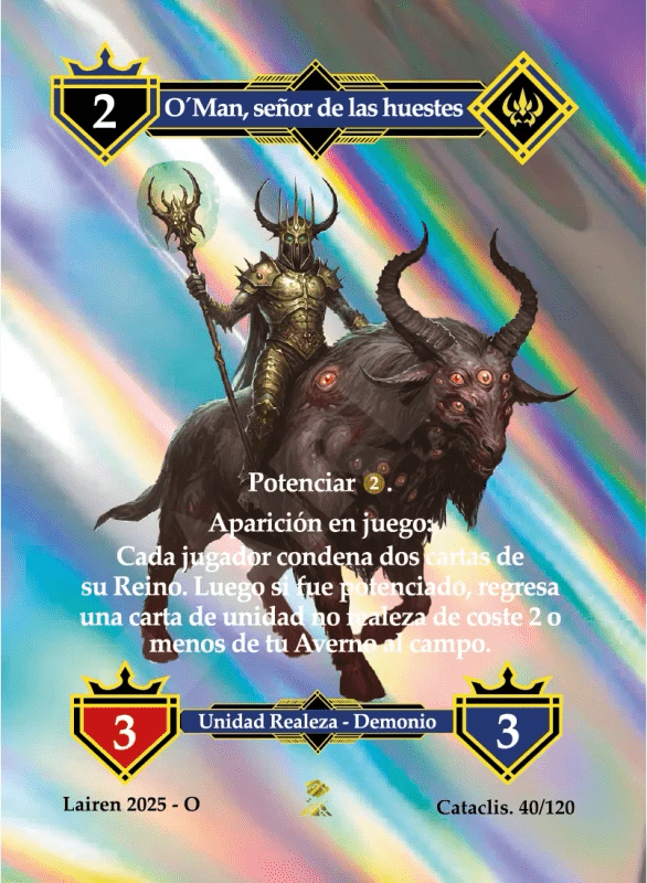 040 Oman, Señor De Las Huestes Metal - Coste 2