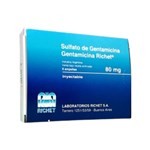 Laboratorios Richet Gentamicina Sulfato Richet 80 Mg Inyección Ampolla x 6 x 2 ml #1