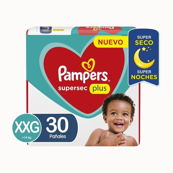 Pampers Pañales Supersec Xxg (34 Unidades) #1