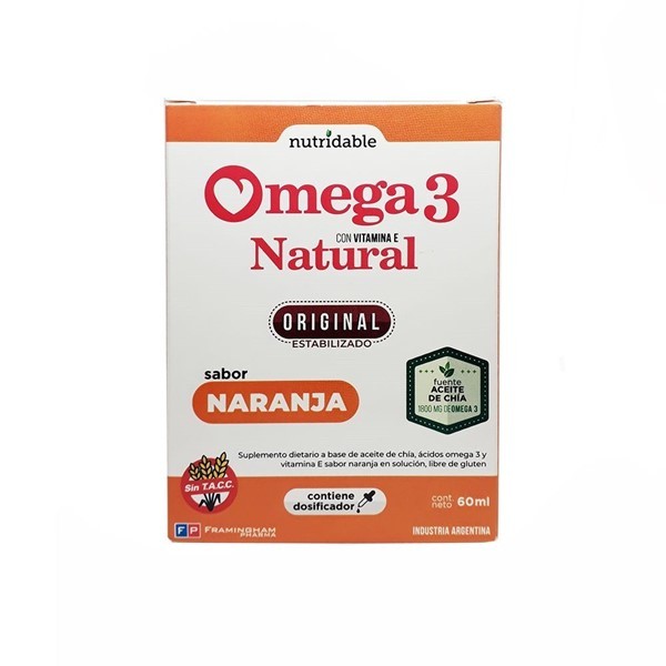 Omega 3 Sabor Naranja Gotas Por 60 ml #1