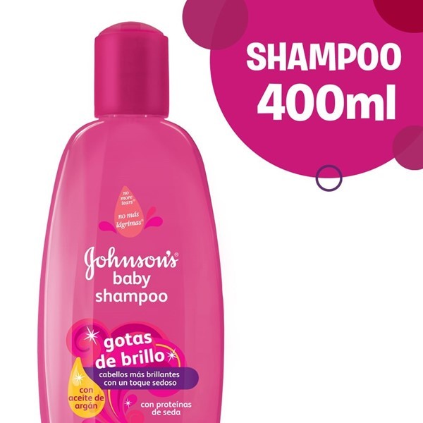 Johnsons Baby Shampoo Gotas de Brillo 400 ml