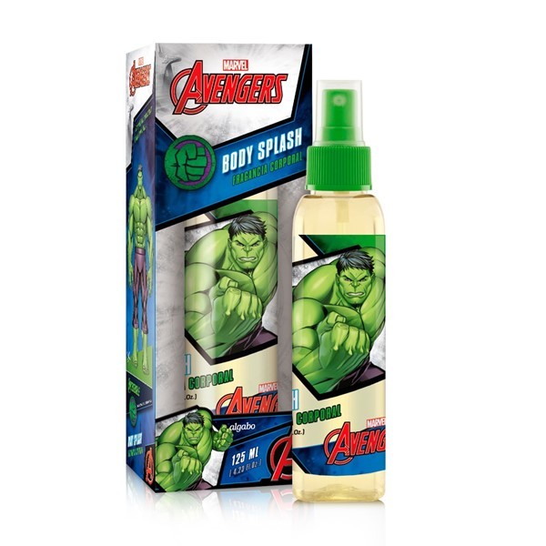 Body Splash Para Niños Avengers Hulk 125 Ml #1