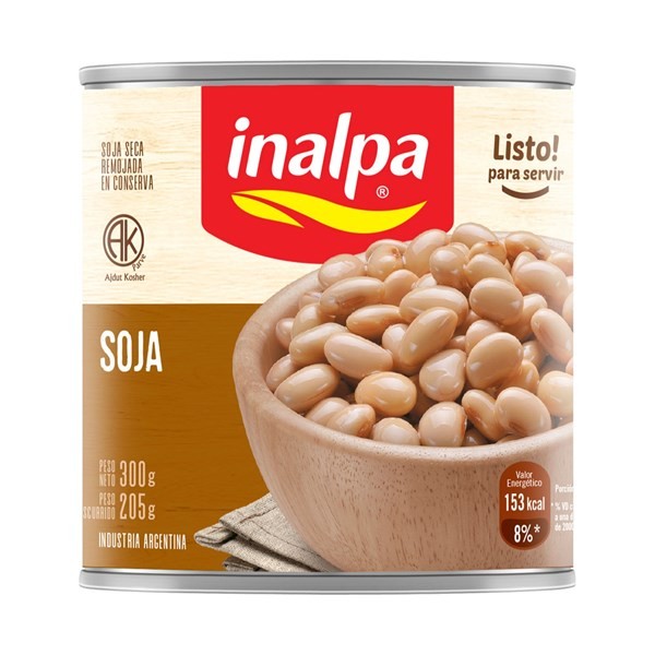Soja Inalpa Seca Remojada Lata 300 G. #1