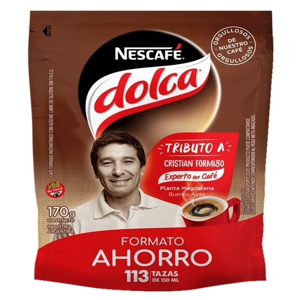 Café Nescafé Dolca Original x 117 g