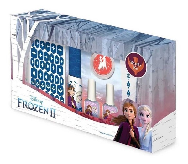Disney Frozen Beuty(2 Esmaltes+Lip Gloss+Decorador Uñas+Balsamo Lab)