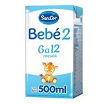 Leche Infantil Líquida Sancor Bebé 2 Sabor Original 6 a 12 meses x 500 ml x 12 un #2