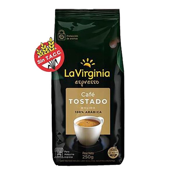 Café Molido La Virginia Expresso Tostado 250 g #1