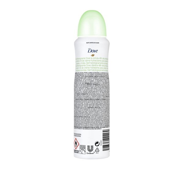 Dove Antitranspirante Aero Pepino Te Verde x 150 ml alt