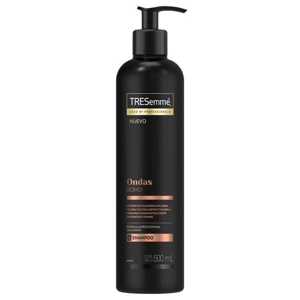 Shampoo Dosificador Tresemmé Ondas Boho x 500 ml alt