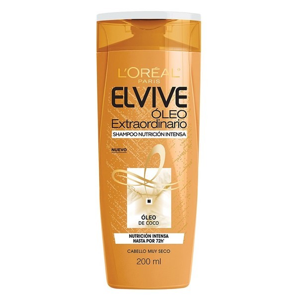 SHAMPOO ELVIVE OLEO EXTRAORDINARIO NUTRICIÓN PROFUNDA X 200 ml