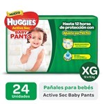 Huggies Pañales Descatables Active Sec Pants Xg 24 #1
