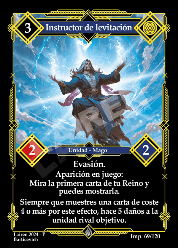 069 Instructor De Levitacion - Coste 3