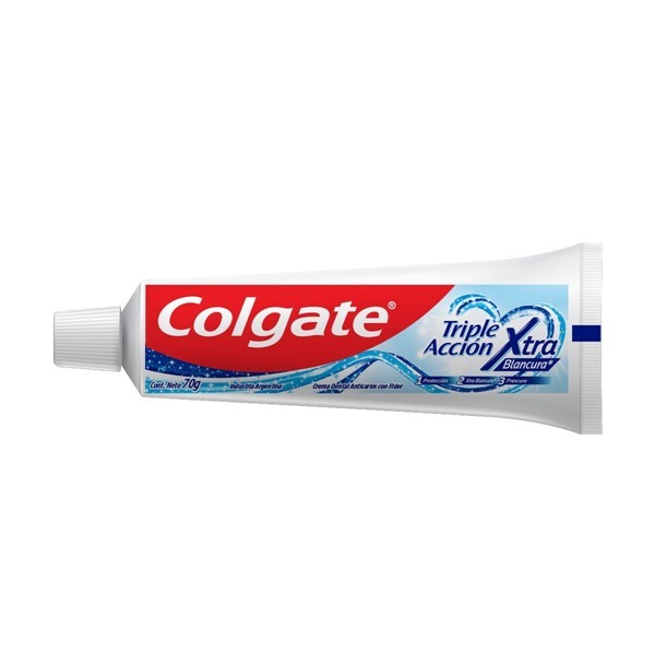 Colgate Crema Dental Triple Acción Extra Whitening 70 gr alt