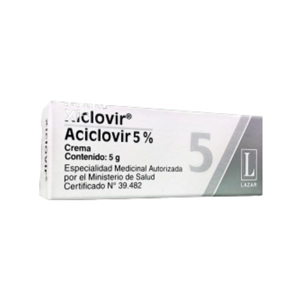 Lazar Xiclovir Aciclovir 5% Crema x 5 g