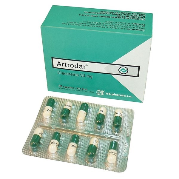 Artrodar 50 Mg | 30 Capsulas | Diacereína #1