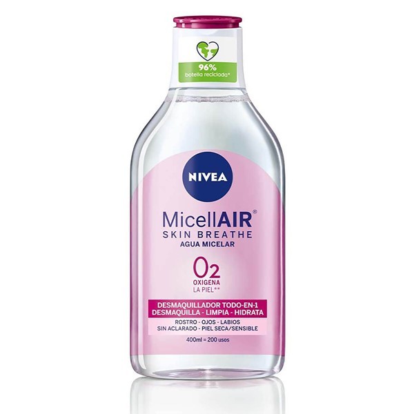 Nivea Agua Micelar  Skin Breathe Para Piel Seca Y Sensible 400 ml alt