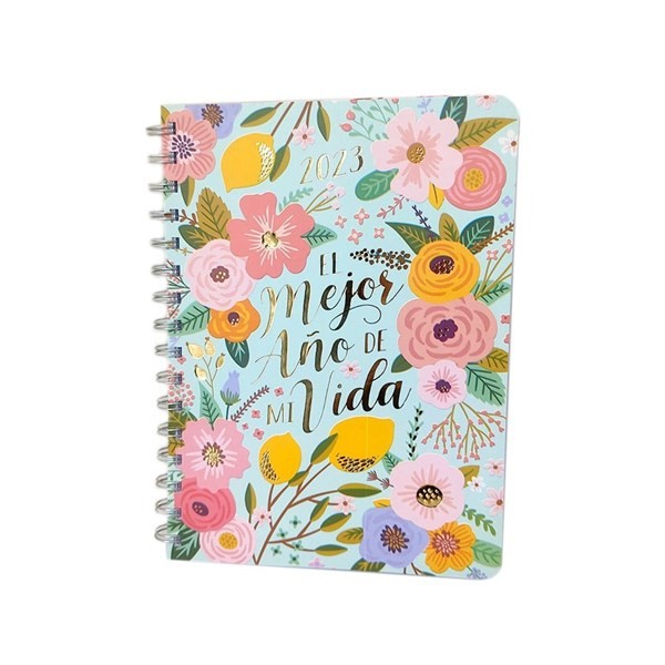 Agenda Apalapapa Planer Anillada 2023 flores Y Limones