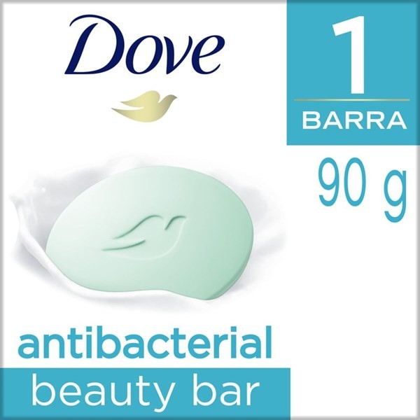 Dove Jabon Antibacterial Cuida Y Protege 90 gr alt