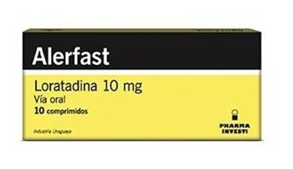 Alerfast 10 mg | 10 comprimidos | Loratadina