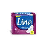 Toalla Femeninas Lina Nocturna Con Alas - 8 Unidades #1