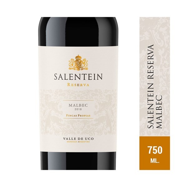 Vino Tinto Salentein Malbec 750 cc. #1