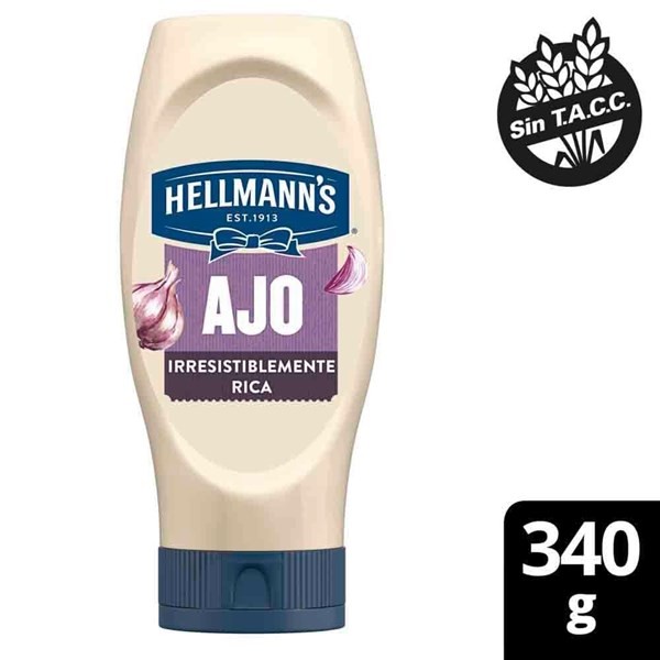 Aderezo de Ajo Hellmanns 340 xgr #1