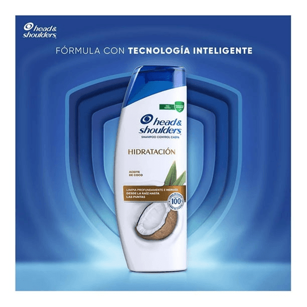 Shampoo Head & Shoulders Hidratación Aceite de Coco 650 ml alt