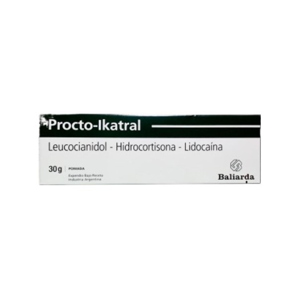 Baliarda Procto-Ikatral Lidocaína + Hidrocortisona + Asoc Pomada x 30 g