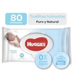 Huggies Toallas Húmedas Puro Y Natural (80 Unidades) #1