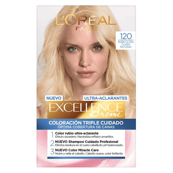 Excellence Kit Coloracion 120 Rubio Ultra Claro Natural #1