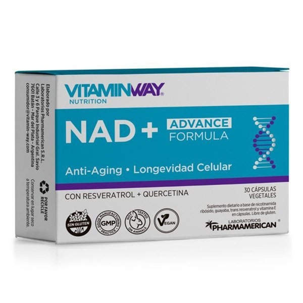 Vitamin Way Nad+ Anti-Aging Y Longevidad Celular | 30 Cápsulas Vegetales #1