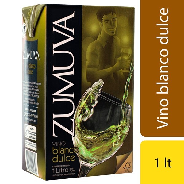 Vino Blanco Zumuva Dulce Tetra 1 l. #1