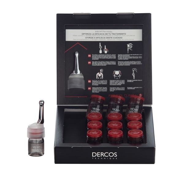 Vichy Dercos Tratamiento Capilar Ampollar Anticaida 12 hombre( Unidades) alt