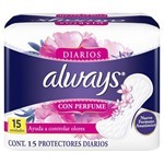 Protectores Diarios Always Con Perfume X 15 Unidades #2