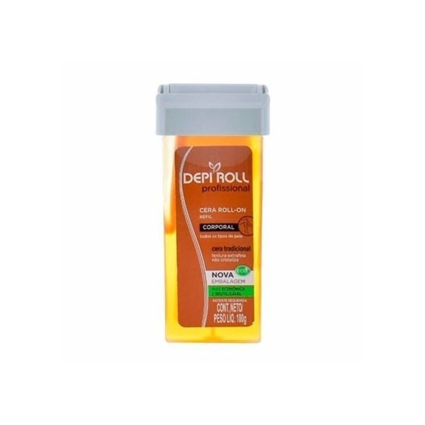 DEPI-ROLL Cera Depilatoria Corporal Miel | 100 gramos