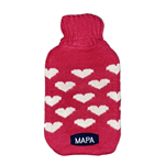 Bolsa Para Agua Caliente Con Funda Tejida Mapa #1