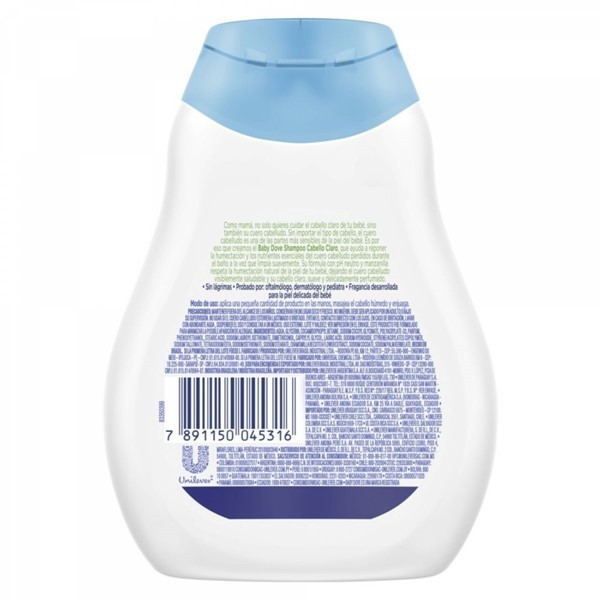 Shampoo Dove Baby Cabello Claro x 200 ml alt